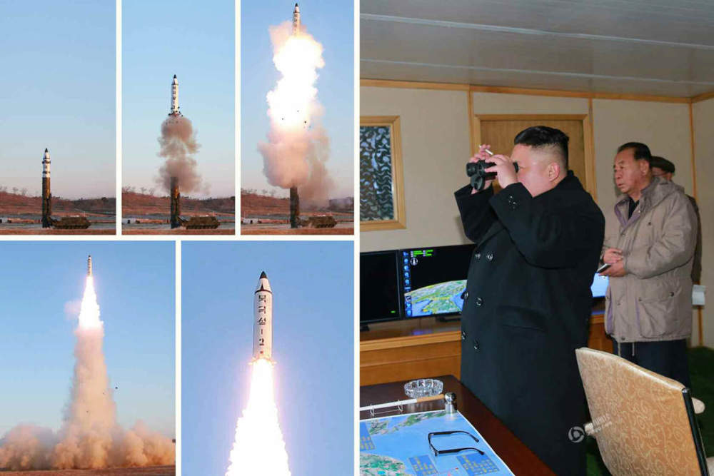 朝鲜称新式武器试射成功 金正恩现场观看指导