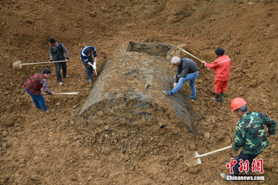 重庆涪陵发现一东汉古墓 距今约1800年
