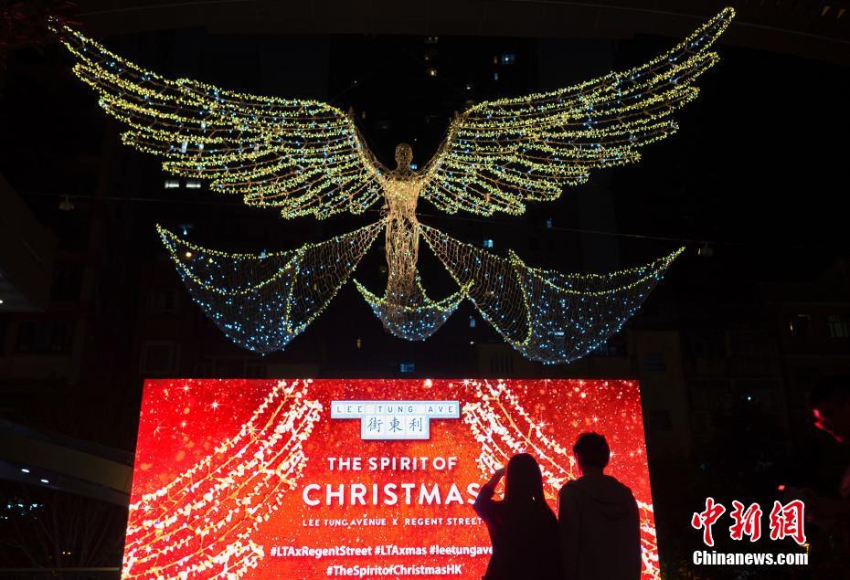 英国伦敦著名圣诞灯饰登陆香港街头