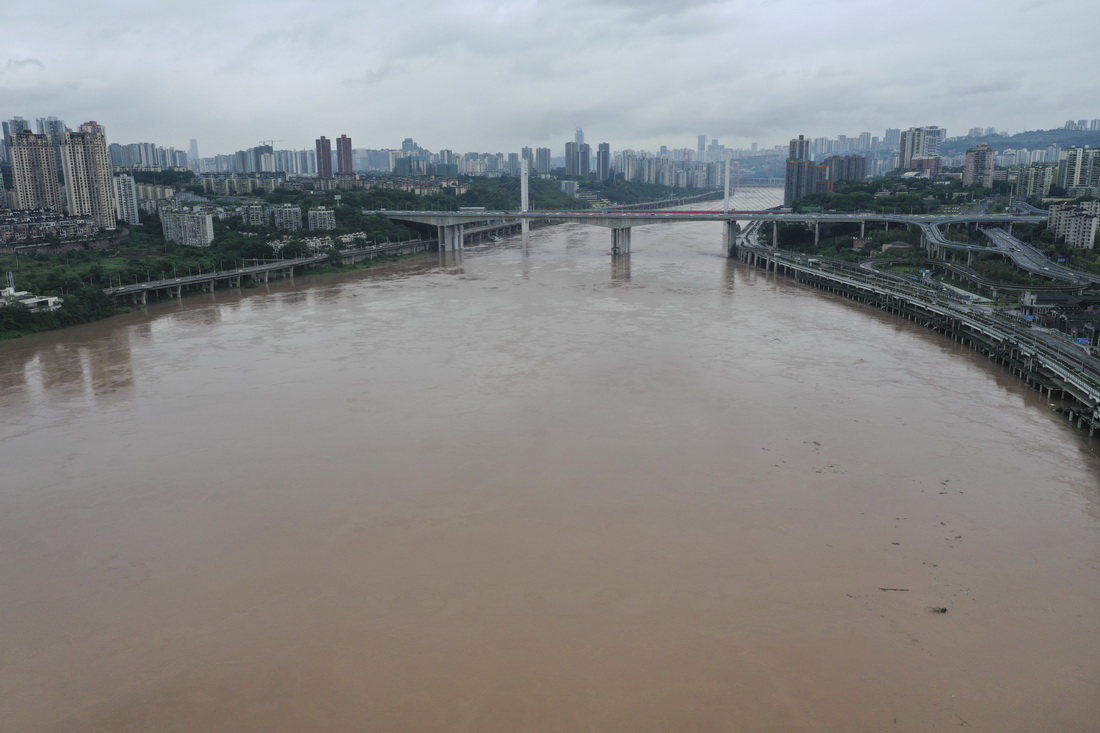 重庆嘉陵江水位超警 防汛应急响应升级